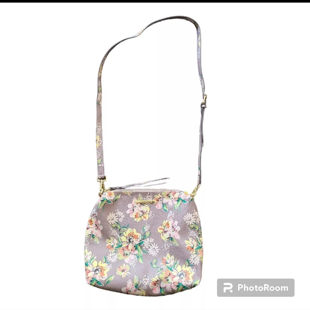 Steve Madden Crossbody Floral Gray Purse